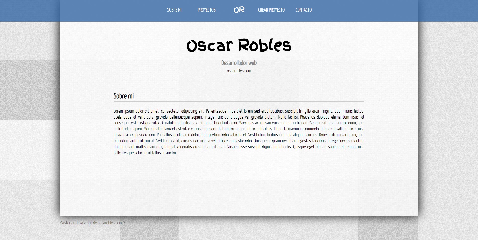 Angular Web Application