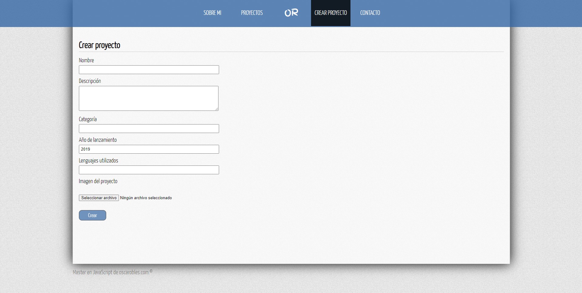 Angular Web Application