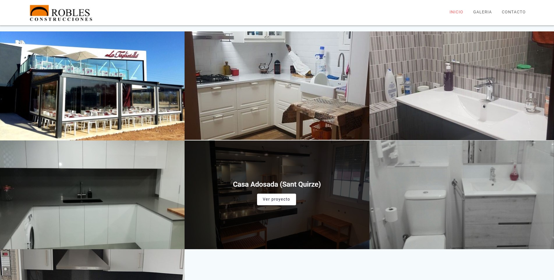 Robles Construcciones website